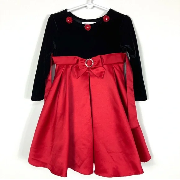 Bonnie Jean | Dresses | Bonnie Jean Girls Size 3t Black And Red Long Sleeve Dress W Bow | Poshmark Bonnie Jean | Dresses | Bonnie Jean Girls Size 3t Black And Red Long Sleeve Dress W Bow | Poshmark